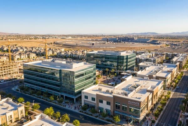 North Las Vegas urban development and growing commercial district